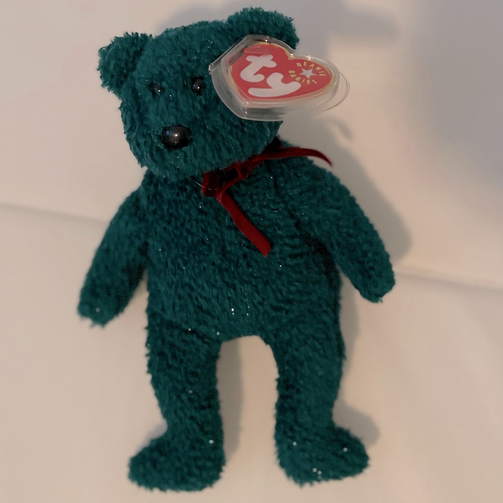 5/$25 
Ty Beanie Babies 2001 Holiday Teddy